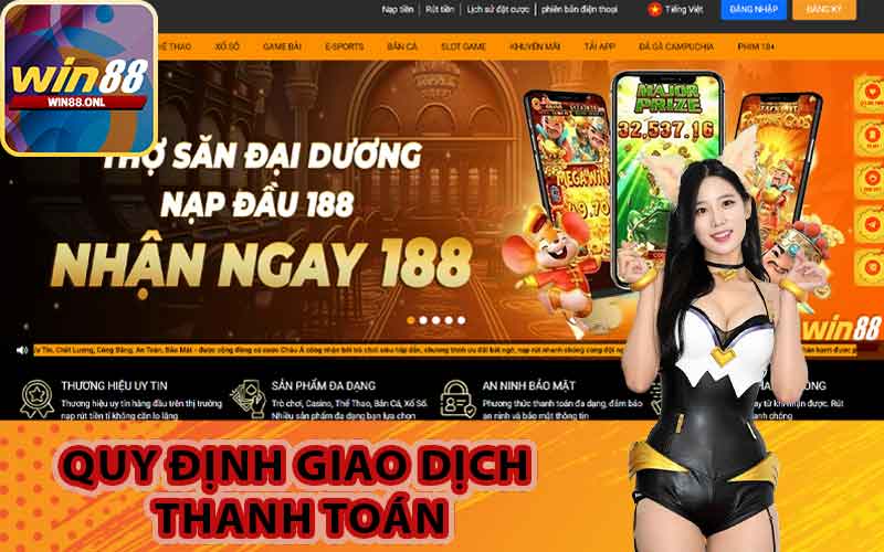 Quy định giao dịch thanh toán